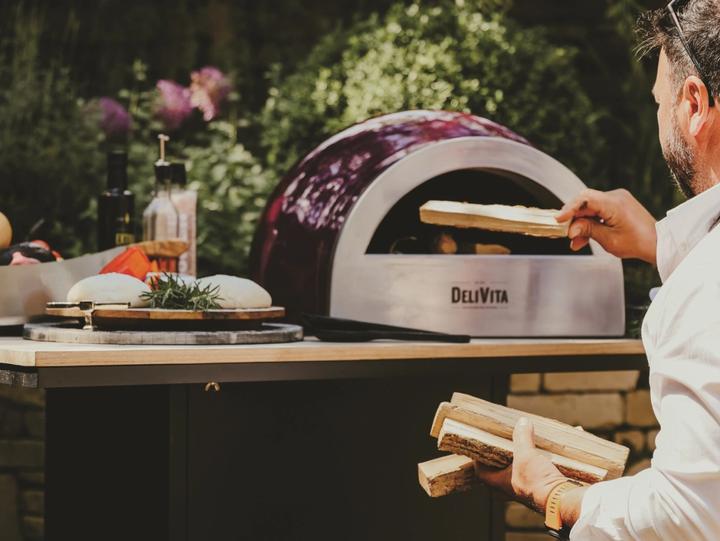 Immagine prodotto Delivita Rosso bacca da forno (Legno del forno per pizza)