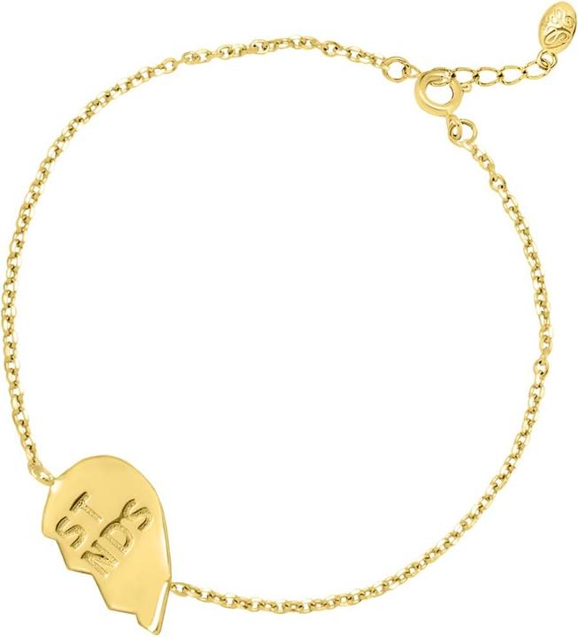 Immagine prodotto Candy Braccialetti Best Friends, argento 925, placcati oro (20 cm, Argento 925, Placcato oro 18k)