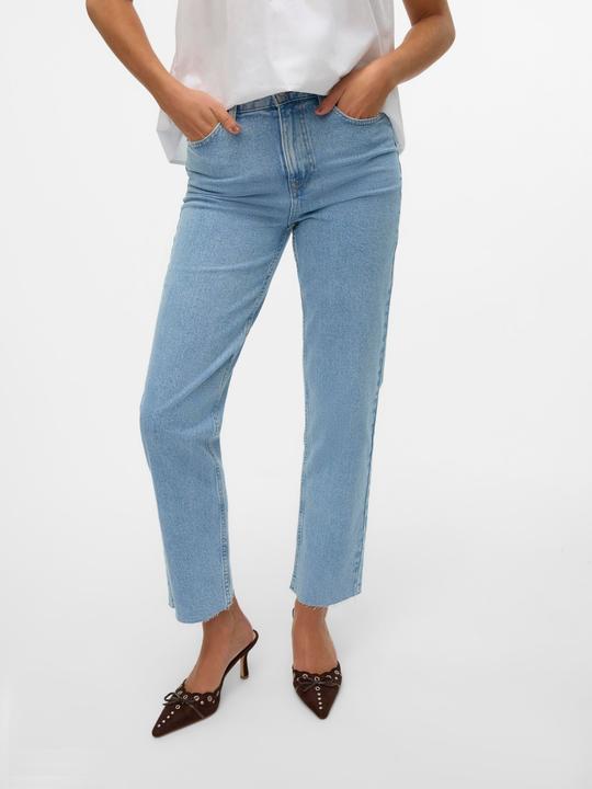 Produktbild Vero Moda VMCALIA Hohe Taille Gerade geschnitten Jeans Straight-Fit (W26/L32)