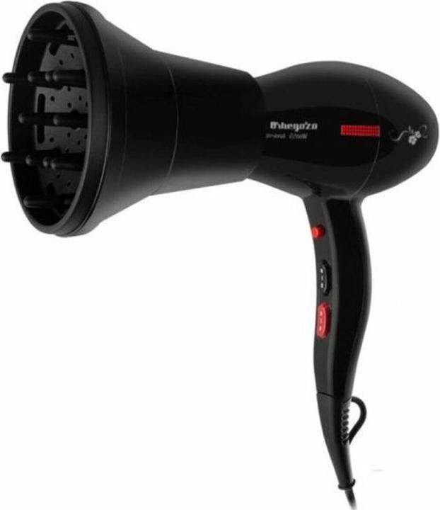 Immagine prodotto Orbegozo SE 2205 Asciugacapelli Professionale Motore AC 2200W 2 Velocità 2 Temperature Nero