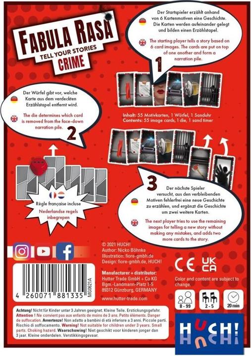 Immagine prodotto 881335 - Fabula Rasa: Seemannsgarn - gioco di carte, per 2-5 giocatori, dagli 8 anni in su (Tedesco)