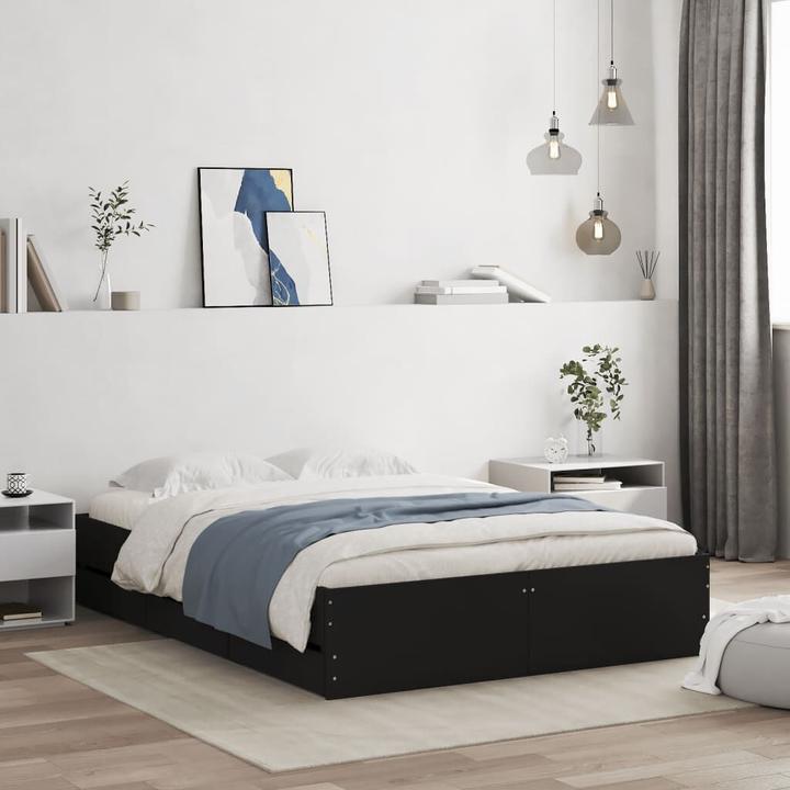 Actual product image VidaXL Bed frame with drawers (135 x 190 cm)