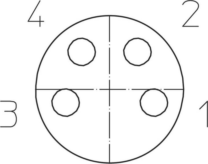 Produktbild Lutronic 1029 Sensor-/Aktor-Steckverbinder, konfektioniert M8 Kupplung, gerade 5