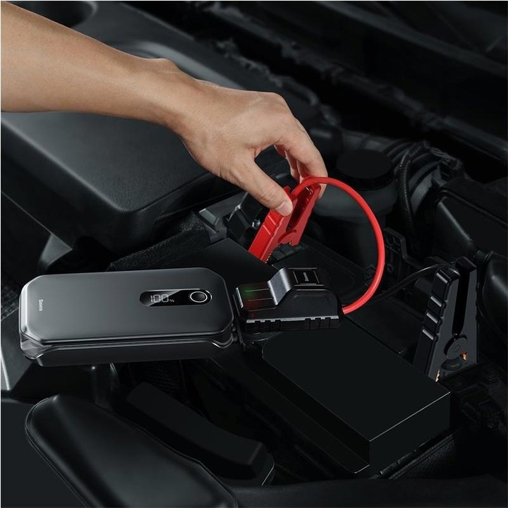 Image du produit Baseus Démarreur de voiture (1000 A, 12000 mAh)
