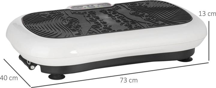 Actual product image Swisshandel24 Vibration plate with 2 fitness bands 99 vibration levels 120 kg load capacity Vibration plate