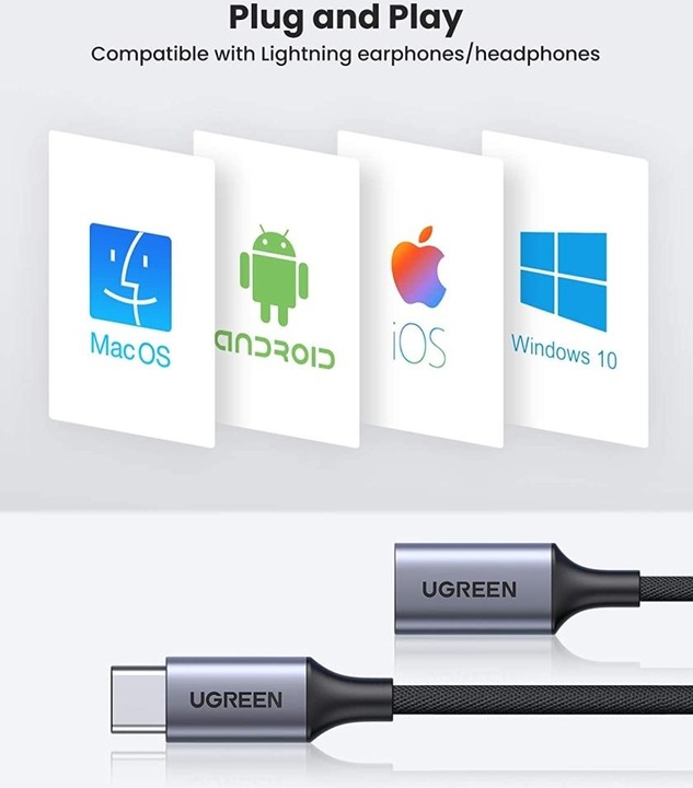 Produktbild Ugreen USB C – Lightning Adapter (USB Typ C, Lightning)