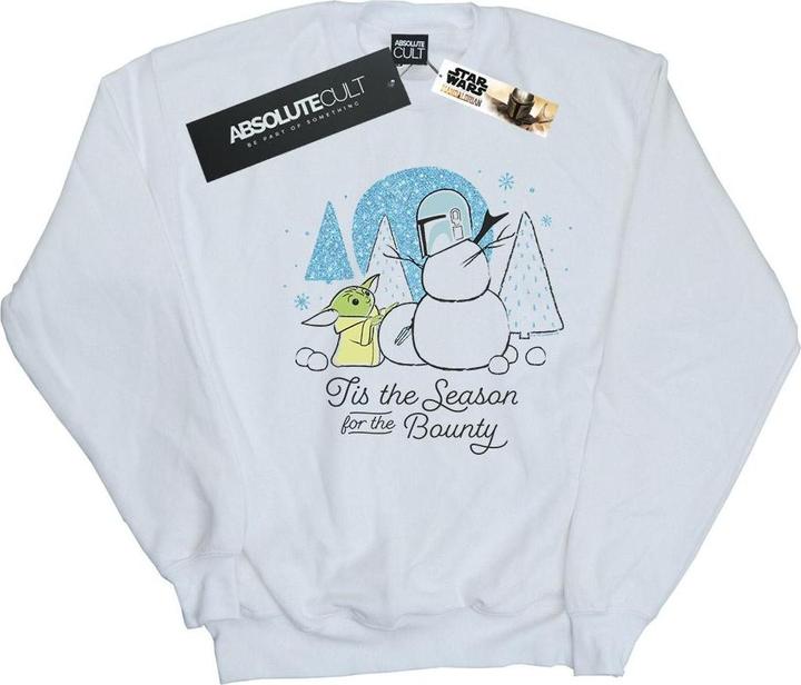 Actual product image Star Wars Mens The Mandalorian Tis The Season Sweatshirt (4XL)