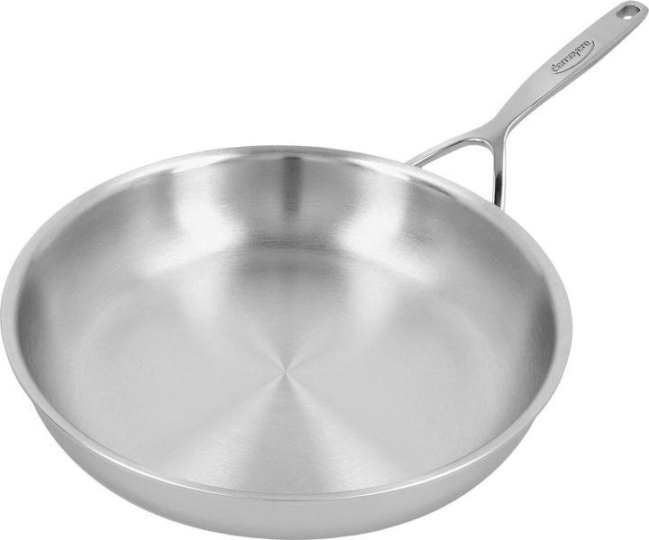 Immagine prodotto Demeyere Padella multilinea 28cm non rivestita, bordo chiuso (28 cm, Padella per friggere, Acciaio inossidabile)