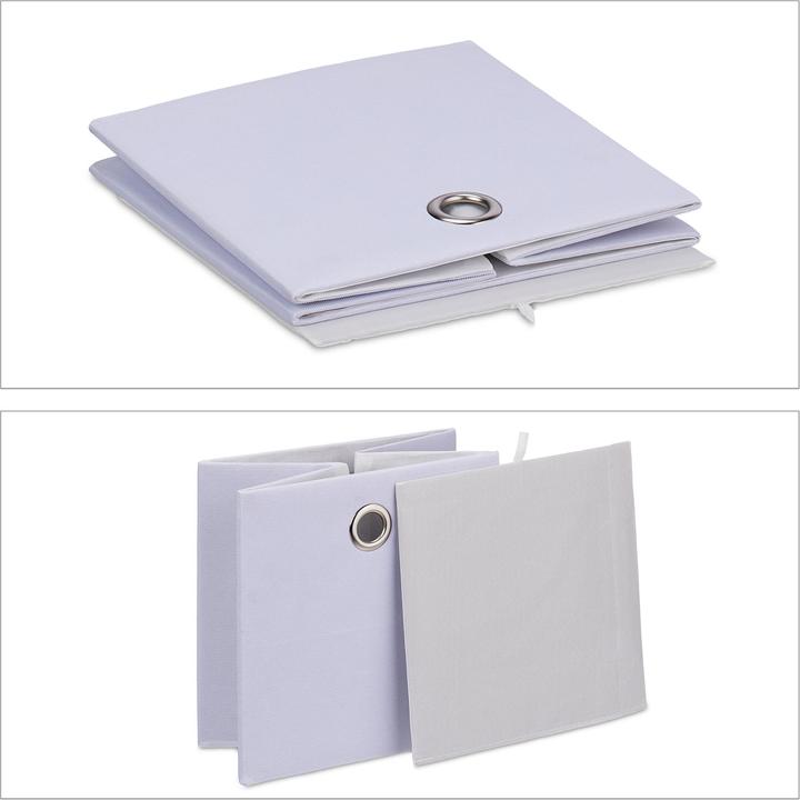 Image du produit Relaxdays 2x boîte de rangement (30.5 x 30 x 30.5 cm, 27 l)