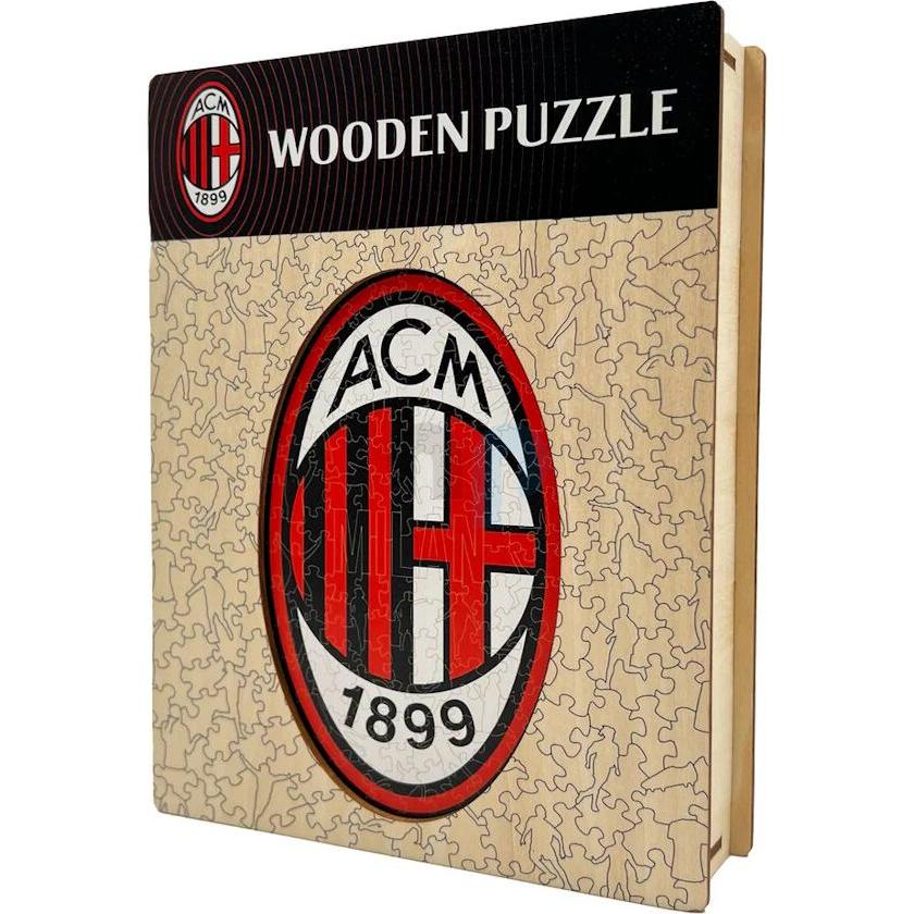 Iconic AC Milan - Logo - Holz Puzzle Grösse S (150 Teile) (150 Teile)