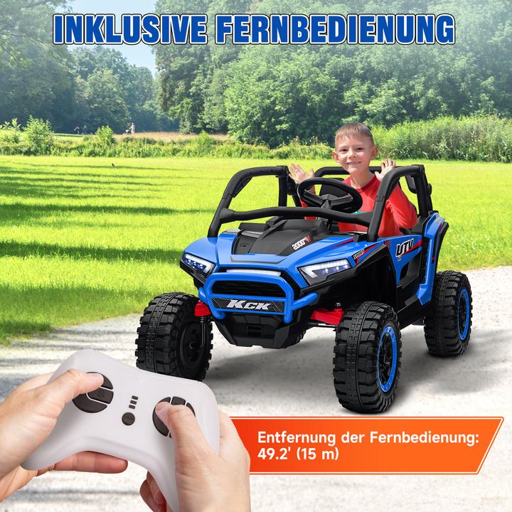 Immagine prodotto Aiyaplay Elektro Kinderauto Kunststoff, Metall Blau (24 V)