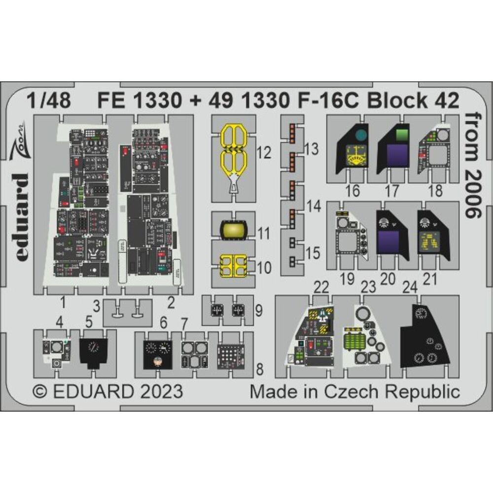 Eduard F-16C Block 42 from 2006 1/48 for KINETIC