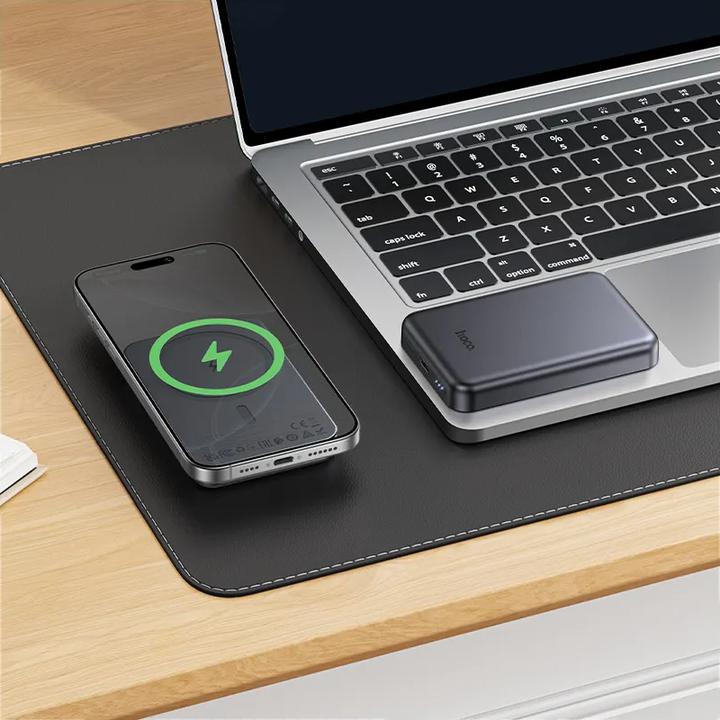 Produktbild Hoco - J160 19.25W, 5000mAh, Powerbank dunkelgrau (5000 mAh, 19.25 W, 19.25 Wh)