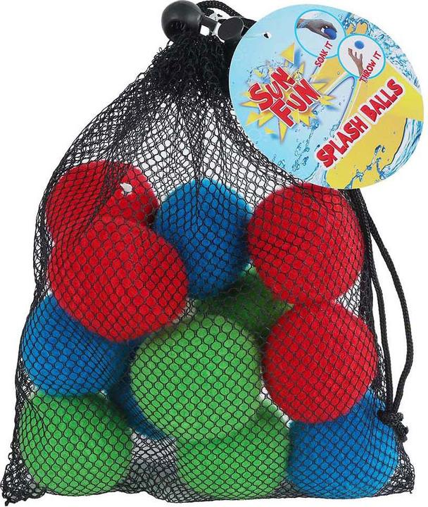 Image du produit Sun Fun 12 farbige Wasserbälle im Aufbewahrungsbeutel, 6cm (12 x)