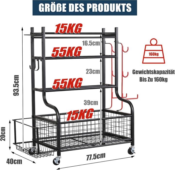 Produktbild Zachvo Multifunktionaler Hantelständer für Home Gym