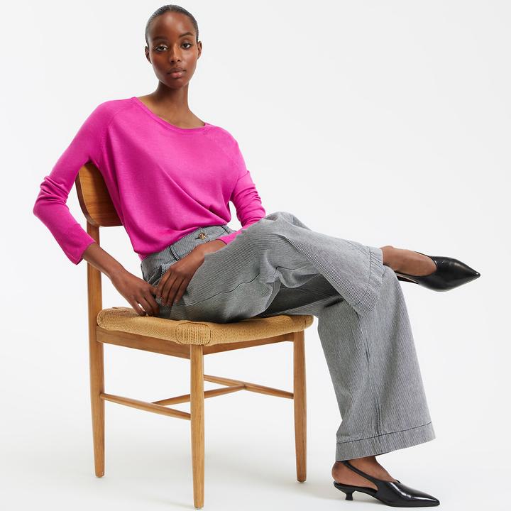 Immagine prodotto La Redoute Collections Pullover mit Rundhalsausschnitt aus Feinstrick (S)