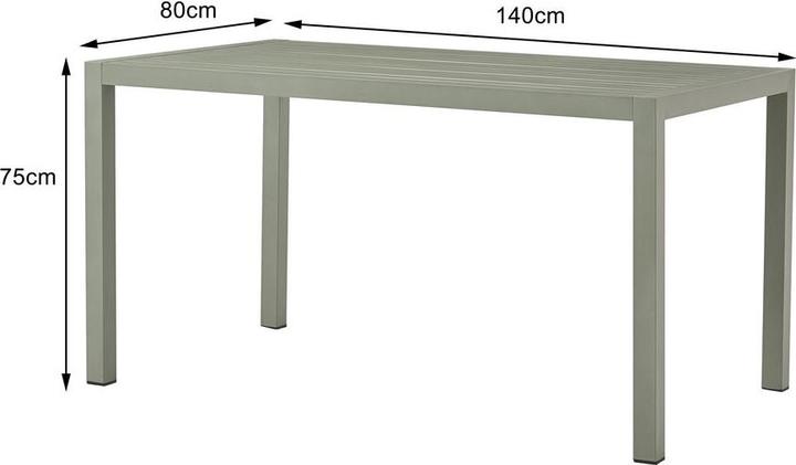 Image du produit Kare Design Tisch Madagascar Grün 80x140cm