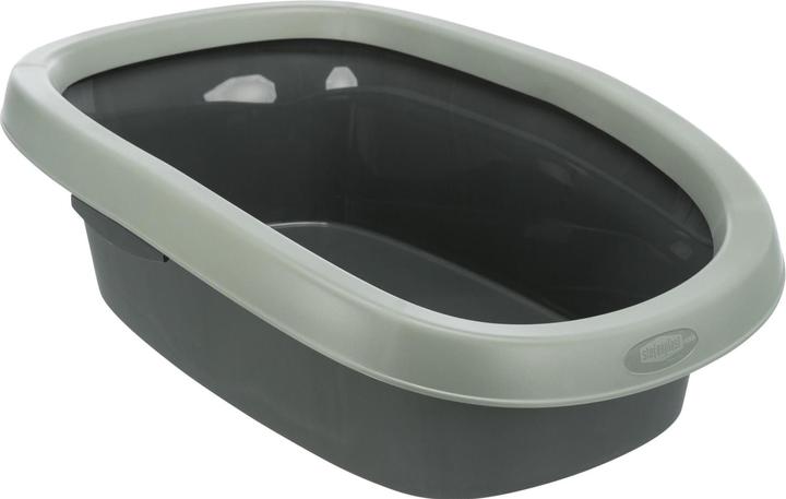 Trixie Katzentoilette Be Eco Carlo, mit Rand (Katzenklo offen)