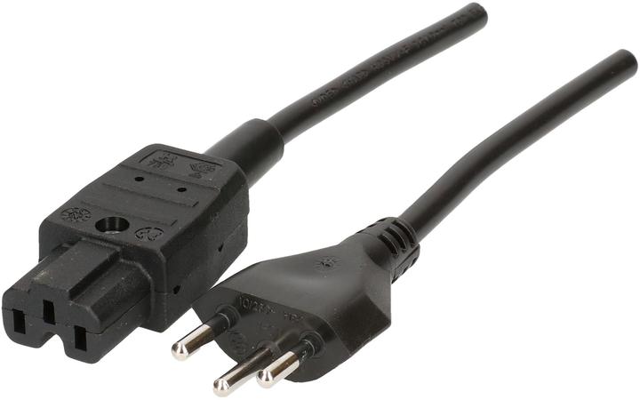 Produktbild Max Hauri TD-Apparatekabel H05VV-F3G1.0 Typ 12 / C15A (5 m)