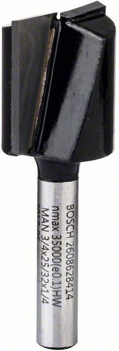 Actual product image Bosch Professional Zubehör Grooving cutter, 1/4-inch, D1 19 mm, L 19.6 mm, G 51 mm. For hand routers