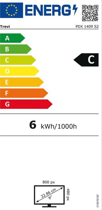 Image du produit Trevi PDX 1409 S2 (Lecteur de DVD portable)