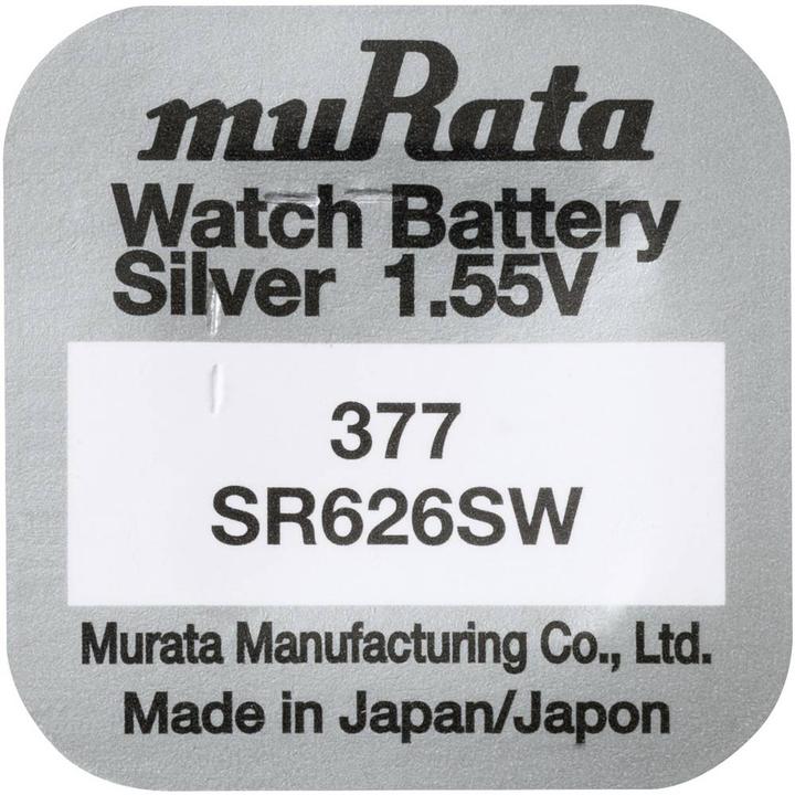 Produktbild Murata Knopfzellen 377 (10 Stk., Gerätespezifisch, 26 mAh)