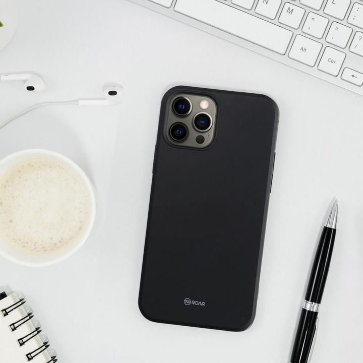 Actual product image Roar Back panel cover case COLORFUL JELLY for IPHONE 13 black (Apple iPhone 13)