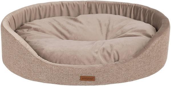 amiplay Korb Siena, L 58 x 50 x 15 cm, beige (Hund)