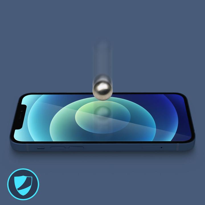 Actual product image Avizar Crystal clear film, glass screen protector (1 Piece, Apple iPhone 12 mini)