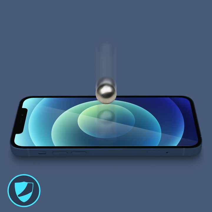 Produktbild Avizar Kristallklare Folie, Glas-Displayschutz (1 Stück, Apple iPhone 12 mini)