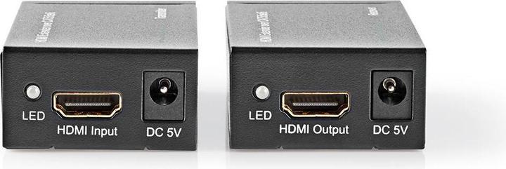 Actual product image Nedis HDMI T Extender Over CAT6 up to 60.0 m 1080p 1.65 Gbps Metal Anthracite (1 m)
