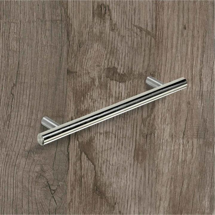 Productafbeelding Hettich Meubelgreep Salvia geborsteld roestvast staal 160 mm Ø 10 mm