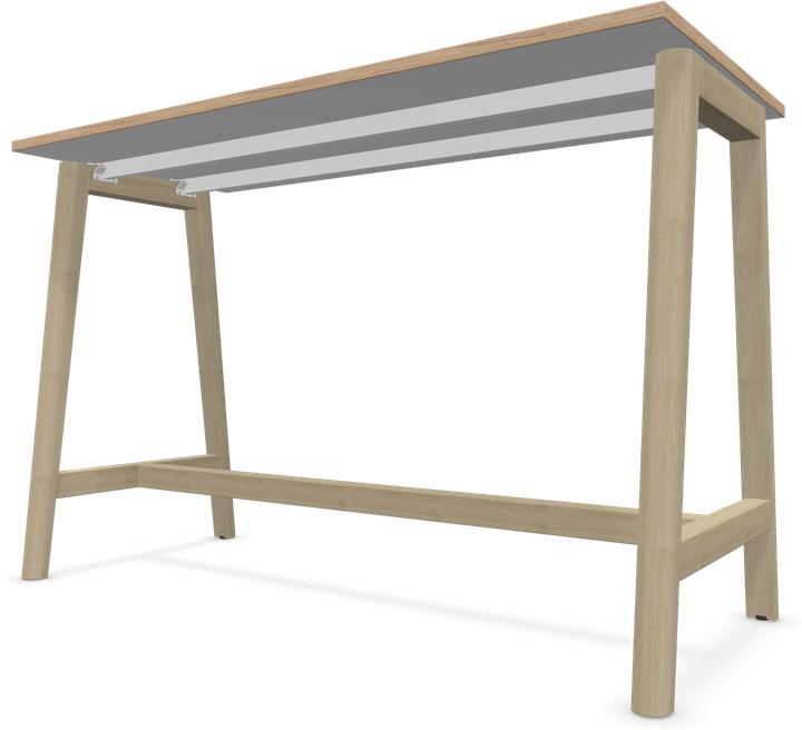 Actual product image Narbutas Nova Wood high table (160 x 70 x 105 cm)