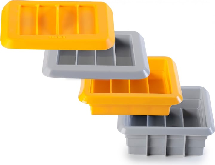 Immagine prodotto Ibili 12 stampi per barrette arancioni 15 x 7 cm Crea le tue barrette salutari