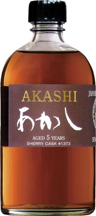 White Oak Distillery 5 Years Single Malt Sherry Cask Whisky with Case (1 x 50 cl)
