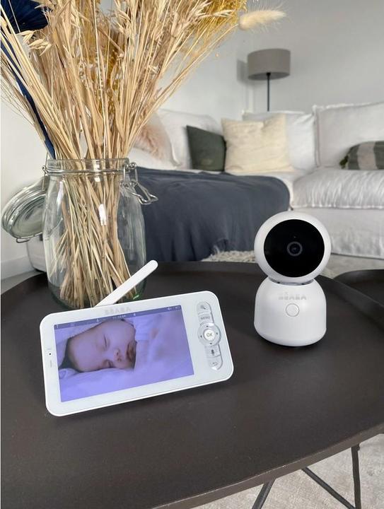 Actual product image Beaba BÃ © Aba Zen Night Light Babyfoon With Camera And App - Baby Monitor - Baby Camera With Night Light (Video & Audio, 300 m)