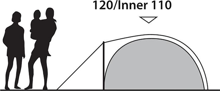 Productafbeelding Outwell Wolk 2 (Koepeltent, 4.40 kg, 2 personen)