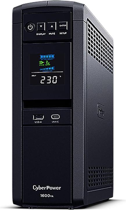 Cyberpower USV, PFC-Serie, 1600VA/1000W, Line-Interactive, USB, reiner Sinus, Schutzkontaktdosen/IEC (1600 VA, 1000 W, Line-interactive UPS)