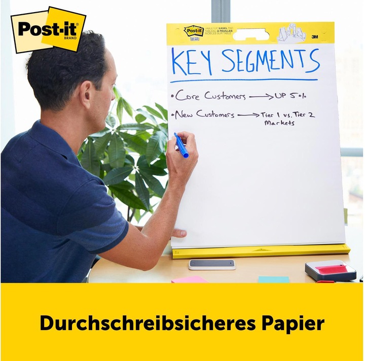 Produktbild Post-it Super Sticky Flipchart stellbar (50 x 60 cm)
