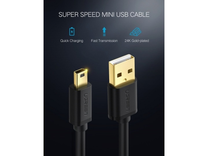 Produktbild Ugreen USB A – Mini USB (0.25 m, USB 2.0)