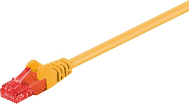 Image du produit Goobay CAT 6 câble patch, U/UTP, jaune, 20 m (U/UTP, CAT6, 20 m)
