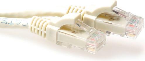 Actual product image Ivory 10 meter U/UTP CAT6 patch cable snagless with RJ45 connectors. Cat6 u/utp snagless iv 10.00m (U/UTP, CAT6, 10 m)