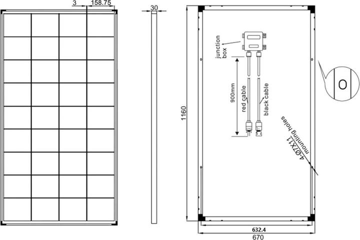 Actual product image Enjoy solar Mono Classic (150 W, 9.30 kg)