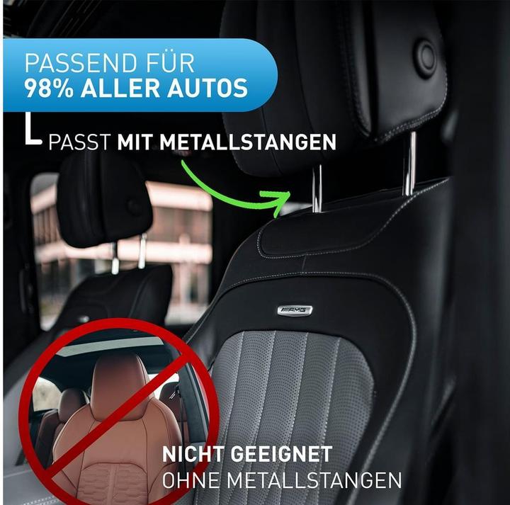 Produktbild Flipline Auto-Kopfstütze, weisse Nähte