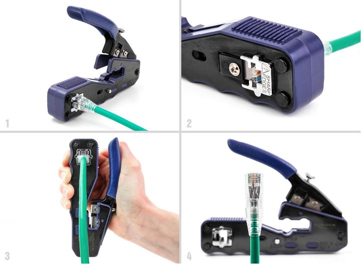 Produktbild Delock Crimpzange für 8P/ RJ45 Modularstecker (135 mm)