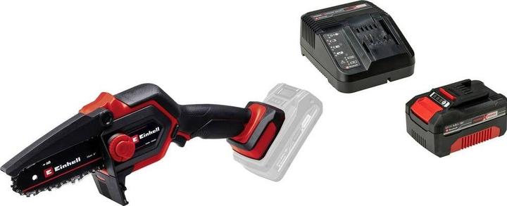 Produktbild Einhell Set bestehend aus Akku-Astkettensäge ge-PS 18/15 Li BL Solo und PXC-Starter-Kit (Akku Kettensäge)