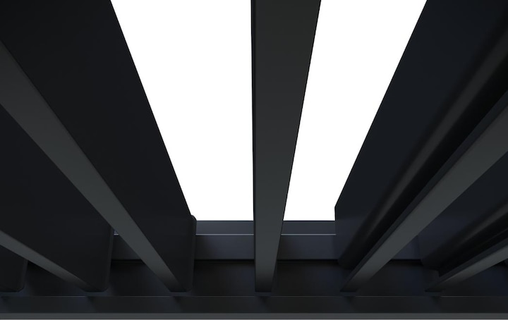 Actual product image Weide Pergola Deluxe Plus 3.6x7.2m with slatted roof anthracite (360 cm, 720 cm)