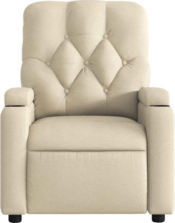 Produktbild VidaXL Massagesessel Creme Stoff,Farbe: Creme,Material: Stoff (100