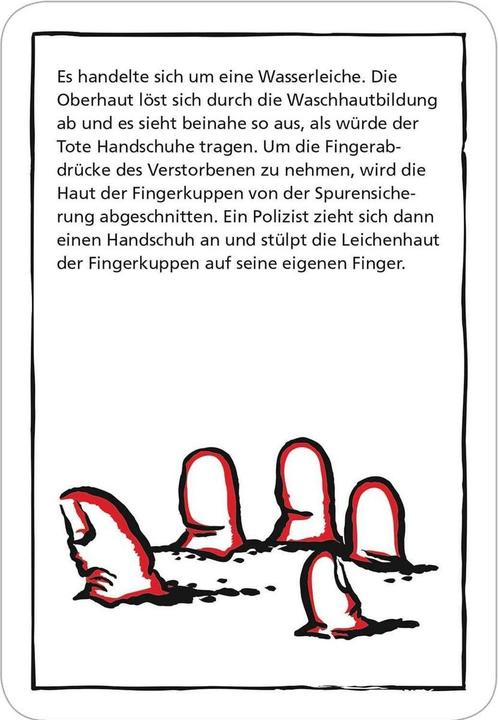 Actual product image black stories Tsokos (German, 2 - 10 Players)