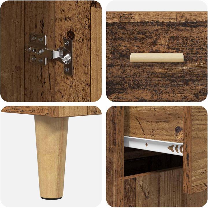 Produktbild vidaXL Holzsideboard (34 x 69.50 x 89 cm)